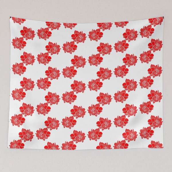 Aperçu de l'œuvre Oranda Red Pair Goldfish Logo 20 E créée et vendue par Nosnah.