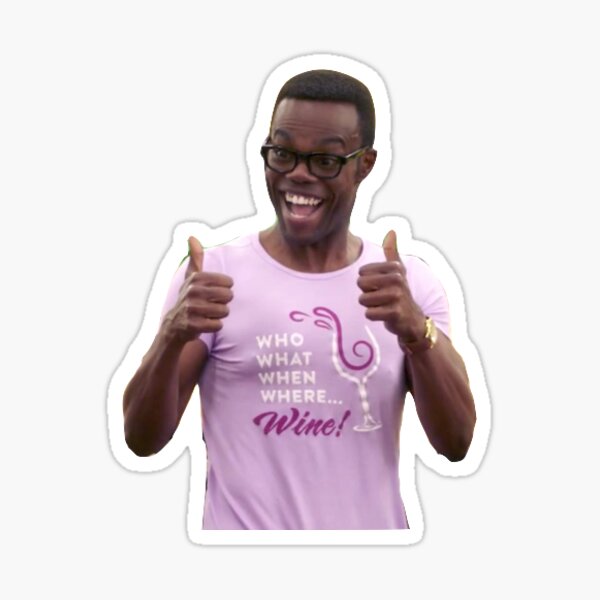Chidi Having a Breakdown Sticker