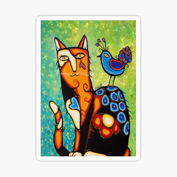Le reconfort d'un ami Sticker