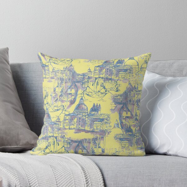 Item preview, Venetian Toile. Yellow designed and sold by NahlaBear.