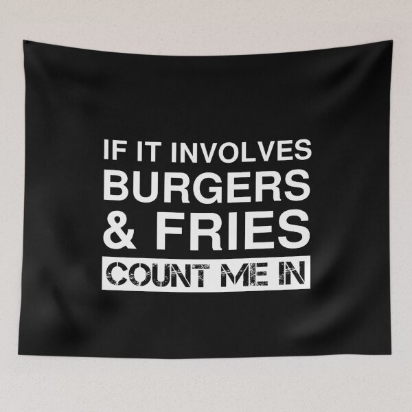 Item preview, Funny Burgers And Fries Fast Food Hamburger Cheeseburger designed and sold by Creekman Designs.