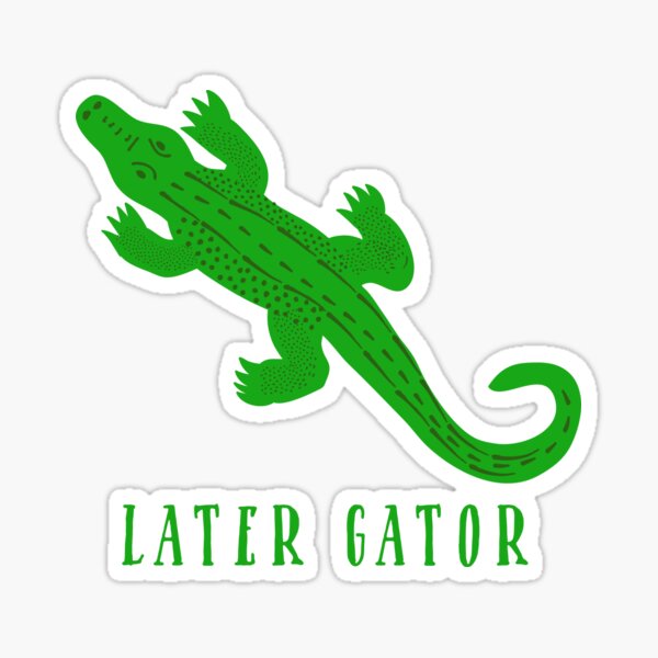 Later Gator Florida Decal Later Gator Florida Decal