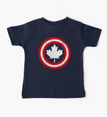 Captain Canada (White Leaf) Baby Tee