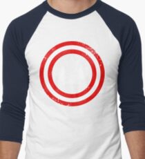 Captain Canada (White Leaf) Men's Baseball ¾ T-Shirt