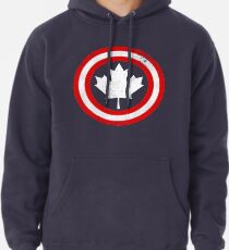 Captain Canada (White Leaf) Pullover Hoodie