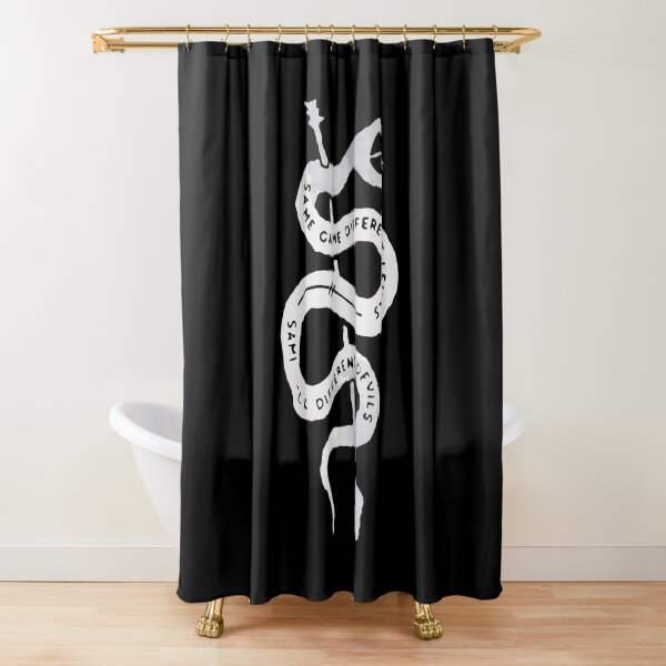 Same game different levels, same hell different devils Shower Curtain