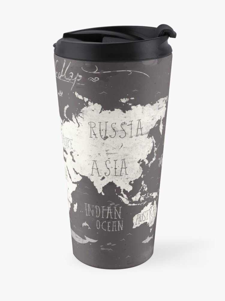 Alternate view of The World Map Travel Mug