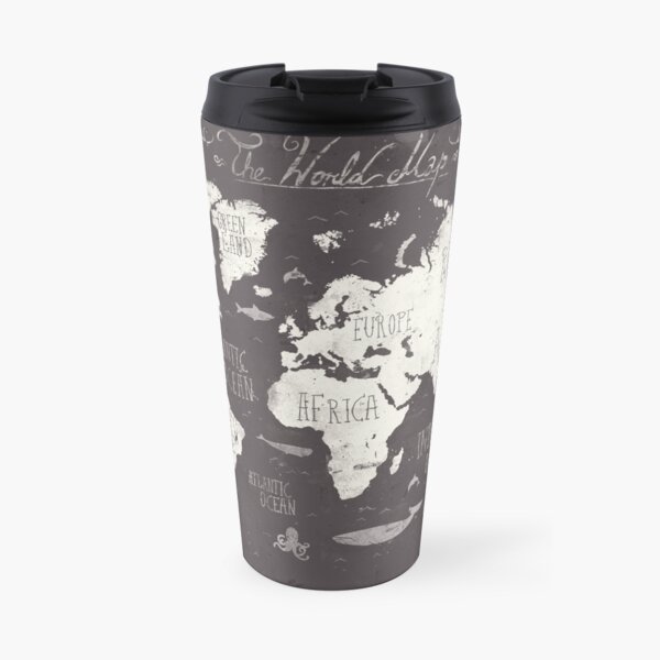 The World Map Travel Mug
