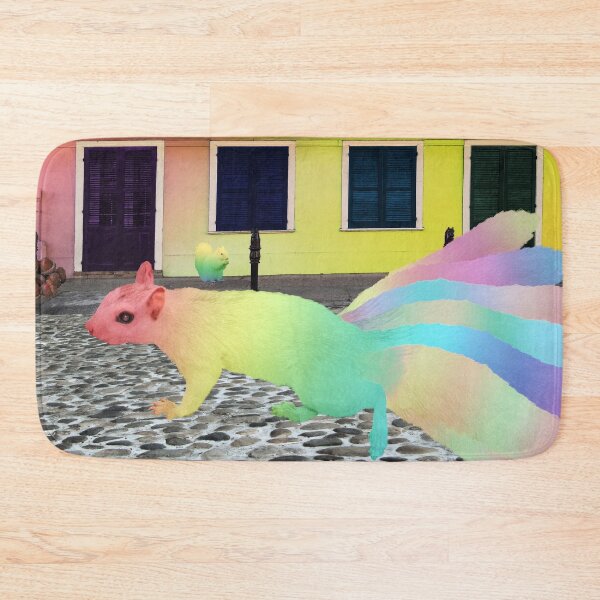 Item preview, Squirrel of Rainbow Camouflage  designed and sold by Loveday Funck.