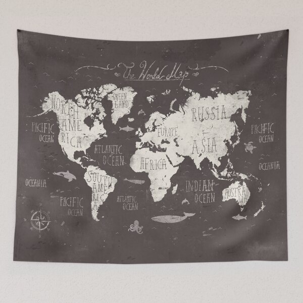 Item preview, The World Map designed and sold by mikekoubou.