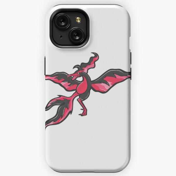 Pokemon Moltres Fire Flying Pose4 Wood Red iPhone XR Rubber Cell Phone Case