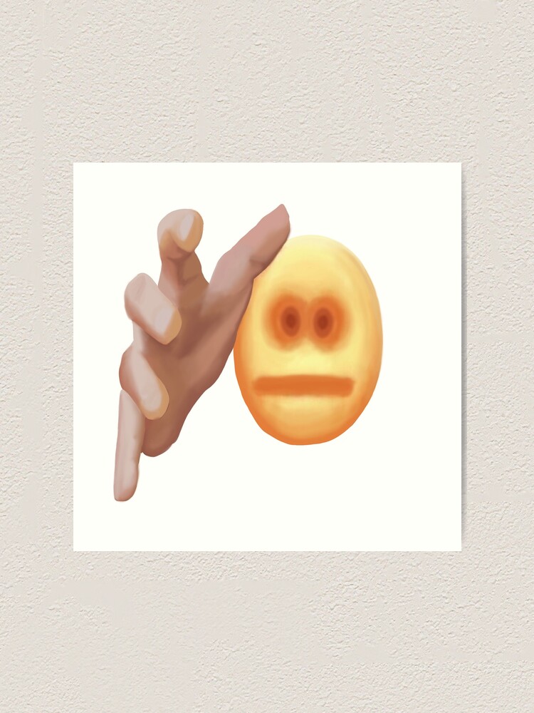 Cursed Emoji Meme Wall Art for Sale