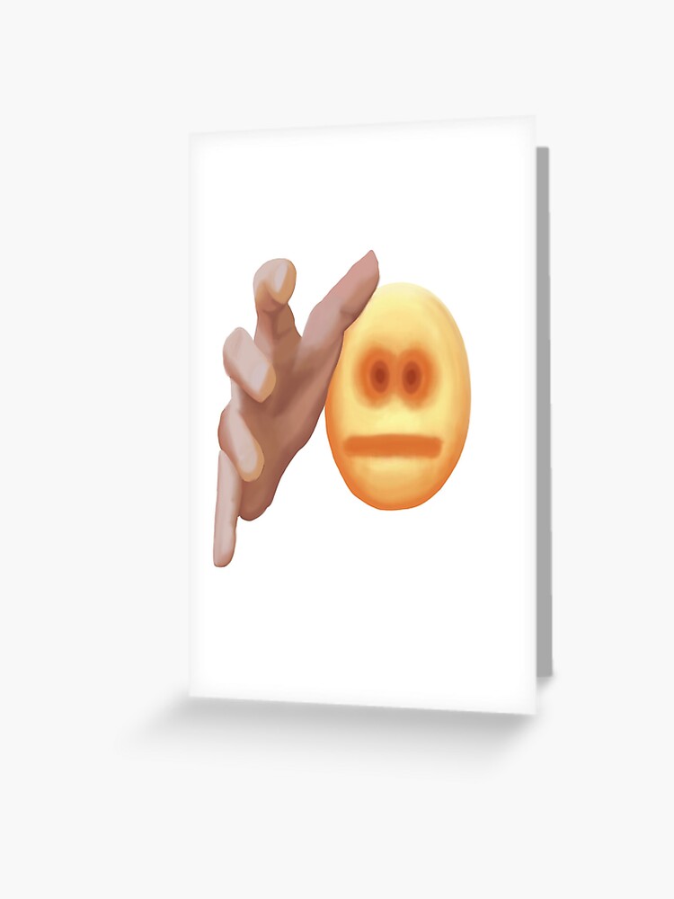 Cursed emoji Greeting Card for Sale by PedestrianWalk