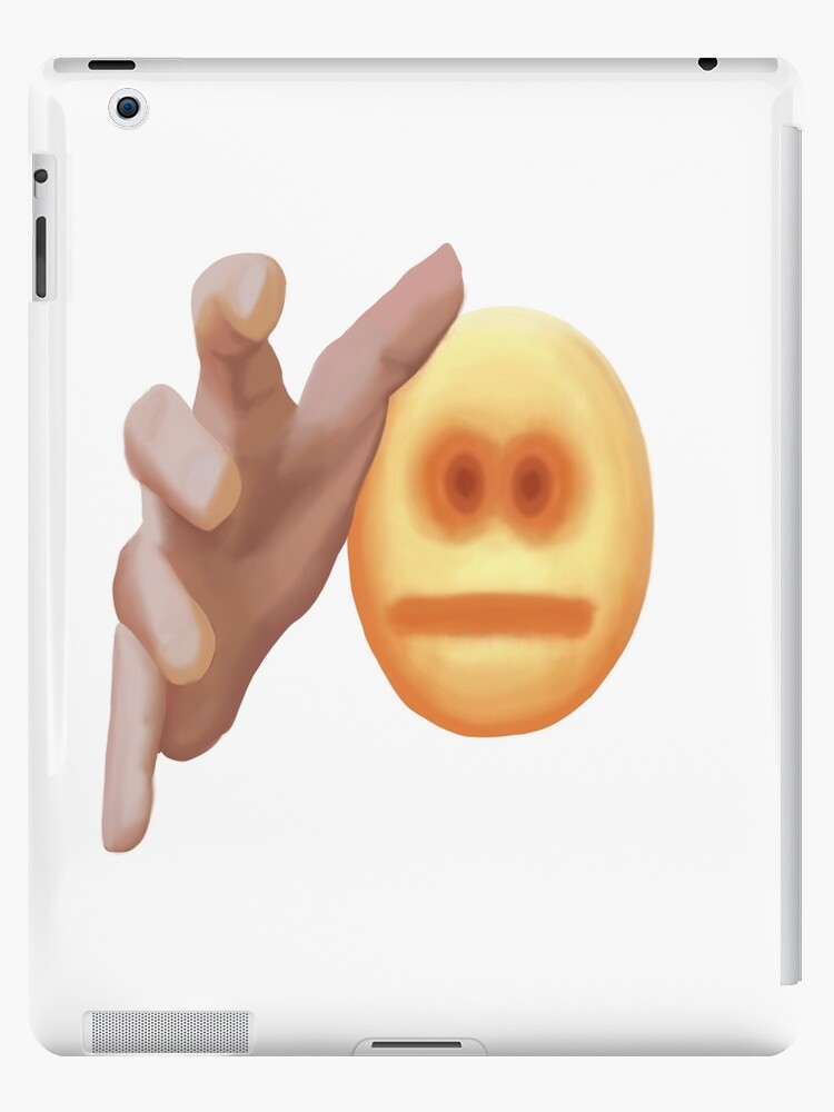 Sad cursed emoji | iPad Case & Skin