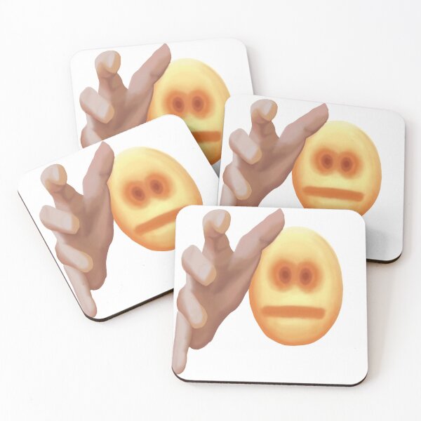 Cursed Emoji Meme Coasters for Sale