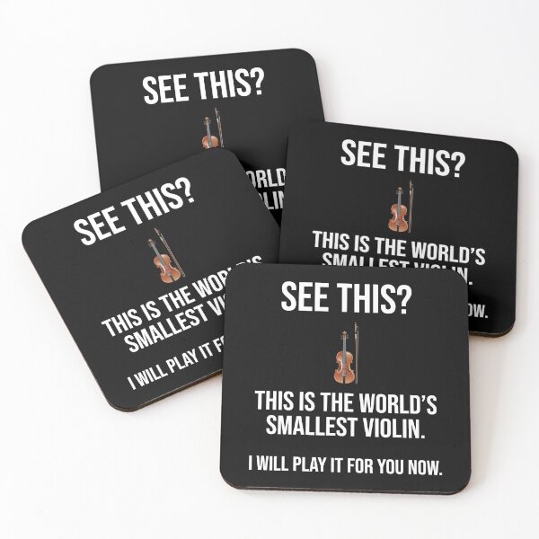 Item preview, This Is The World's Smallest Violin Funny Sarcastic designed and sold by Cat Lady Designs.