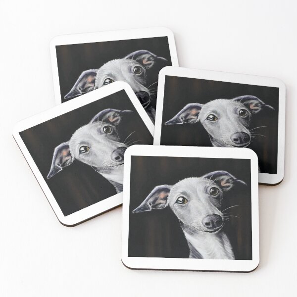 Item preview, Crazy Eyed Whippet designed and sold by Dylan Shelmerdine.