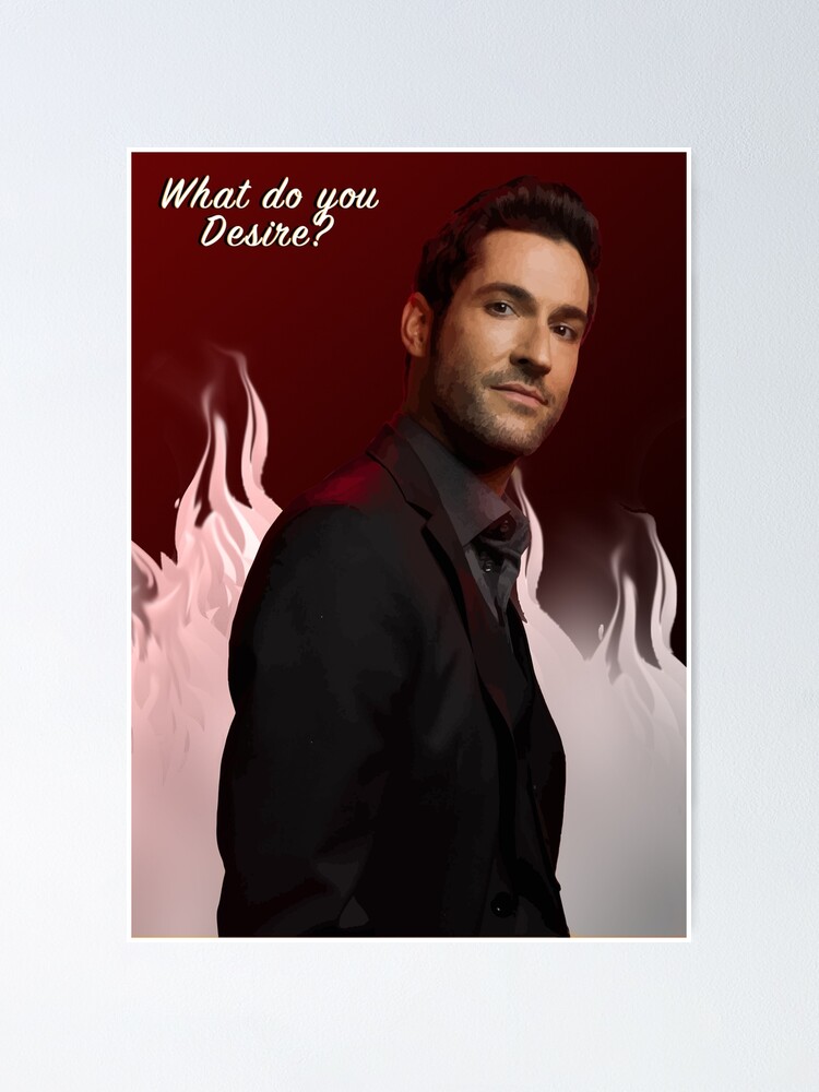 Poster Lucifer Avec Citation Par Kmgraphics99 Redbubble