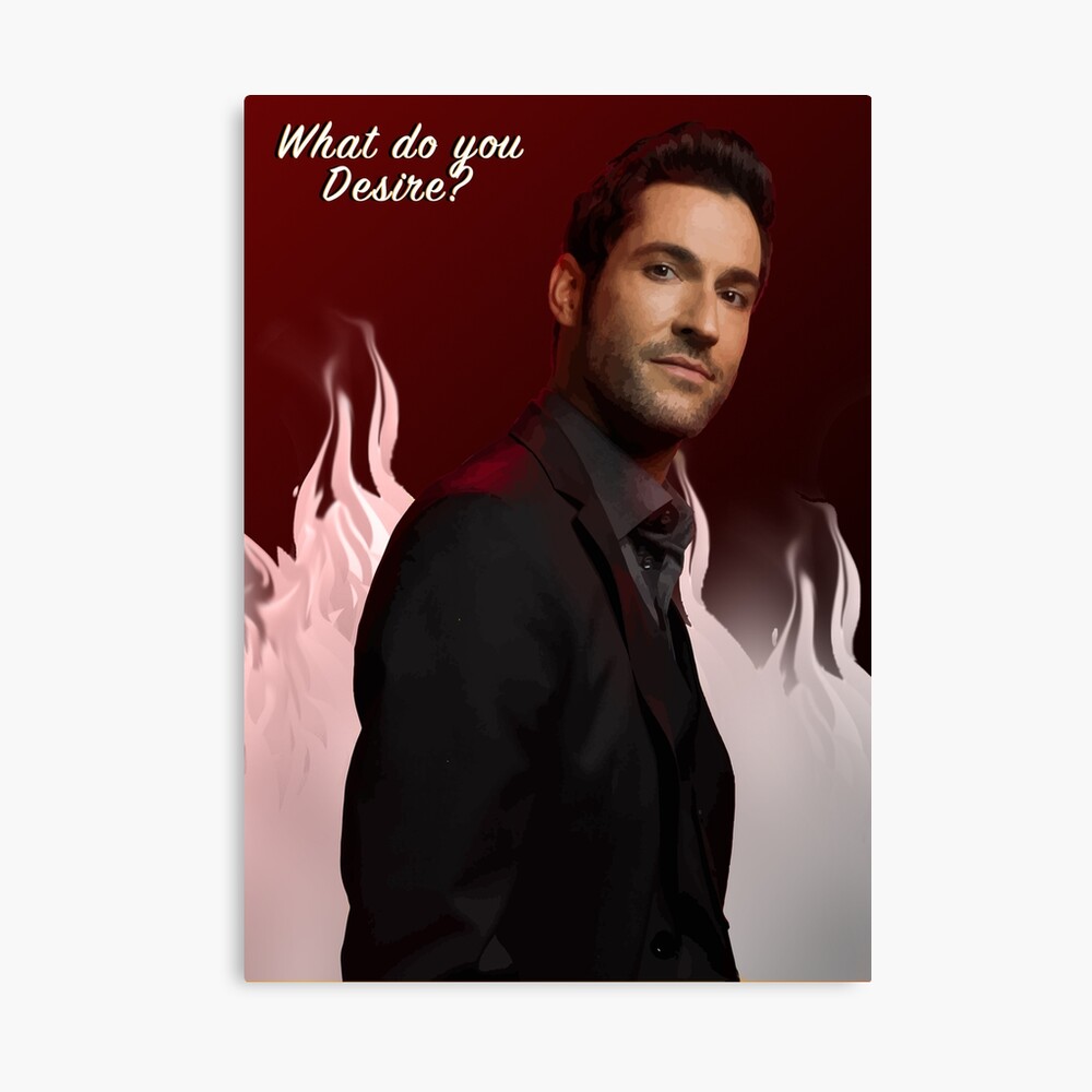 Poster Lucifer Avec Citation Par Kmgraphics99 Redbubble