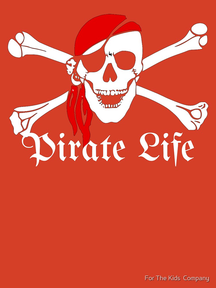 Kids' Red Pirate Life Tee