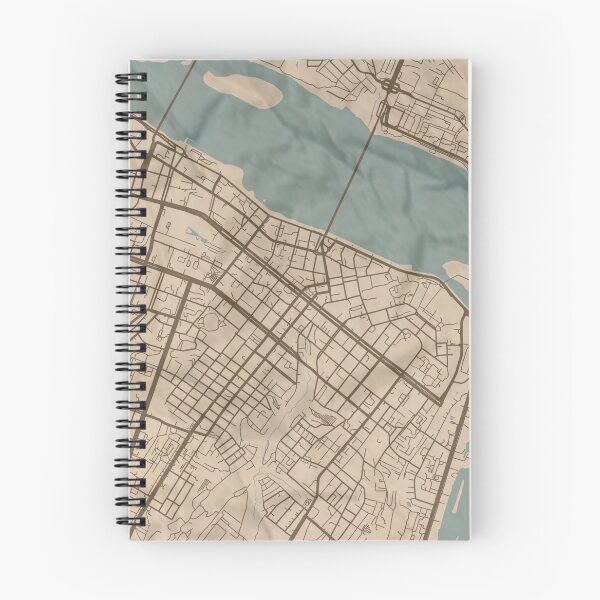 Item preview, Dnipro Sepia Map designed and sold by CPTVDesign.
