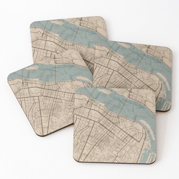 Item preview, Dnipro Sepia Map designed and sold by CPTVDesign.