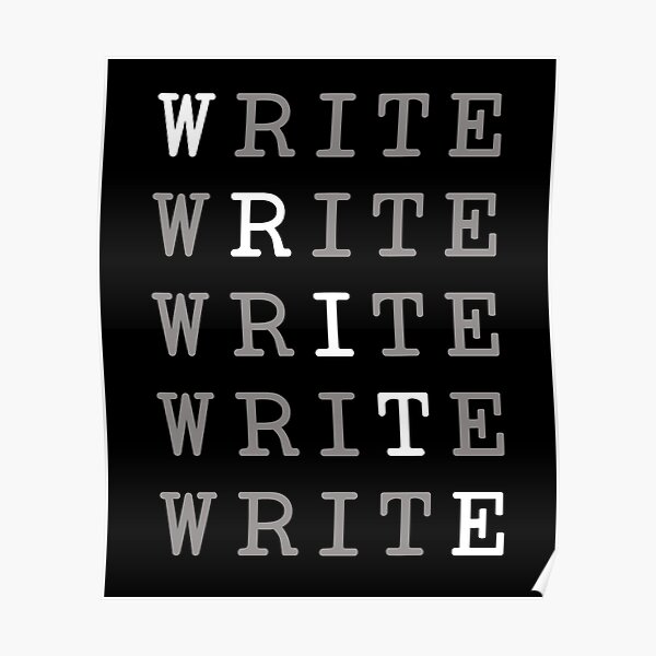 Escribir Escribir Escribir Escribir Escribir Patrón Póster