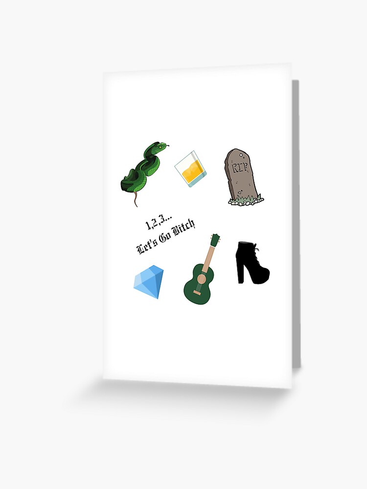 Taylor Swift reputation Sticker Pack Greeting Card for Sale by bombalurina