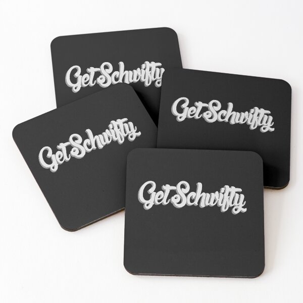 Get Schwifty Classic Paper Texture Coasters (Set of 4)