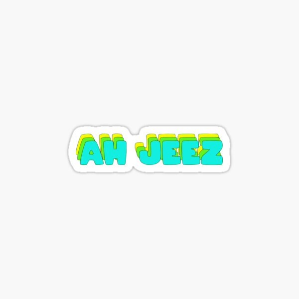 ah jeez Sticker