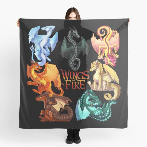 Vista previa del artículo con la obra «Alas de fuego - Dragoncillos de ala de jade: Vigilante de la luna, Invierno, Qibli, Peligro, Tortuga, Umber, Kinkajou», diseñado y vendido por Biohazardia.