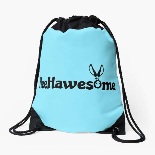 Dark HeeHawesome Drawstring Bag