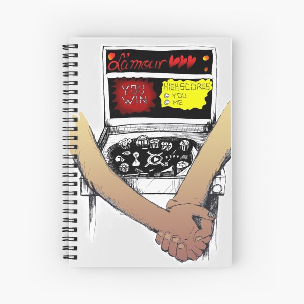 The Game of Love Spiral Notebook