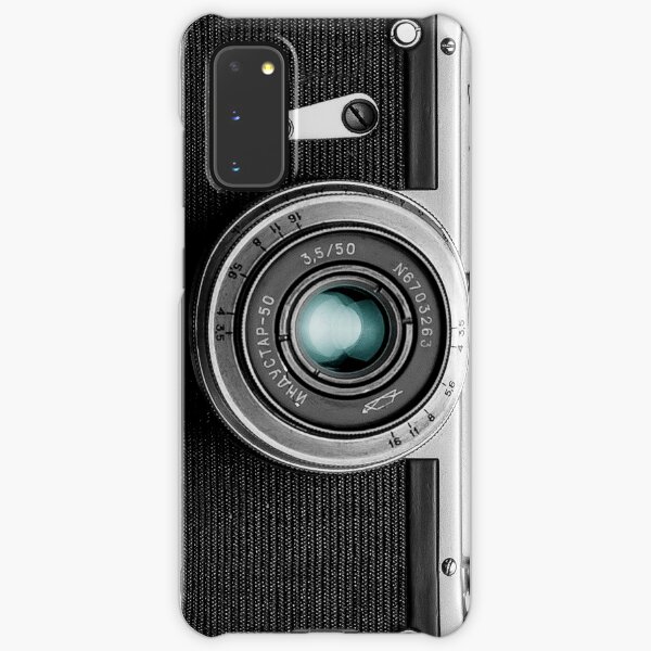 Camera with blue lens for funny photographer gift Samsung Galaxy Snap Case