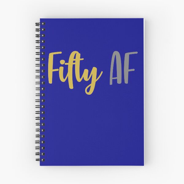 Item preview, Fifty AF - Funny 50th Birthday Quote  designed and sold by kiwi91.