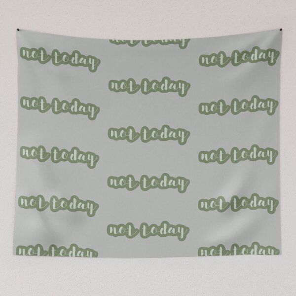 Item preview, Arya Stark "Not Today" Quote designed and sold by alyssaren33.