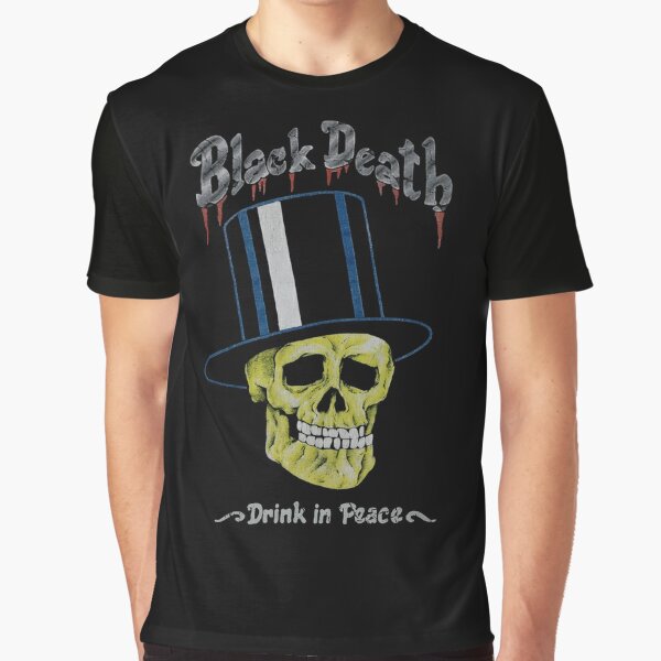 blue sky black death t shirt