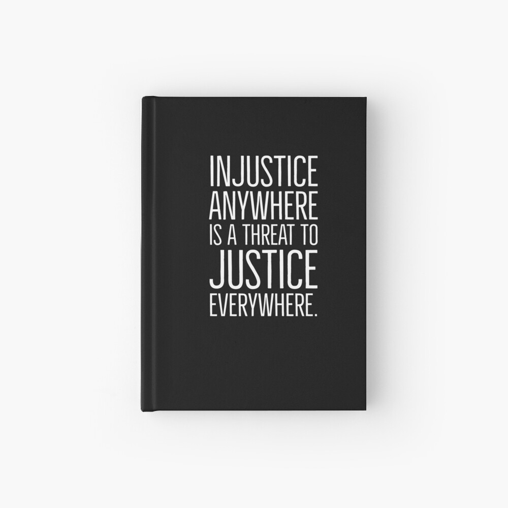 Sticker Citation De Martin Luther King Jr L Injustice Partout Est Une Menace Pour La Justice Partout L Histoire Des Noirs Les Droits Civils Mlk Par Urbanapparel Redbubble