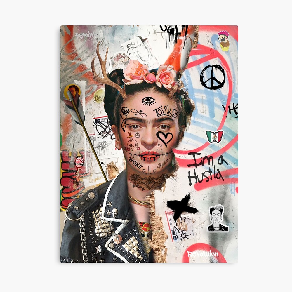 Beruhmte Mexikanische Kunstlerin Frida Kahlo Poster Von Jrartspace Redbubble