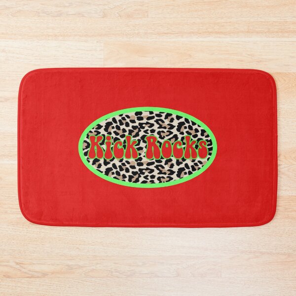 Item preview, Kick Rocks leopard print designed and sold by GroovySmolBean.