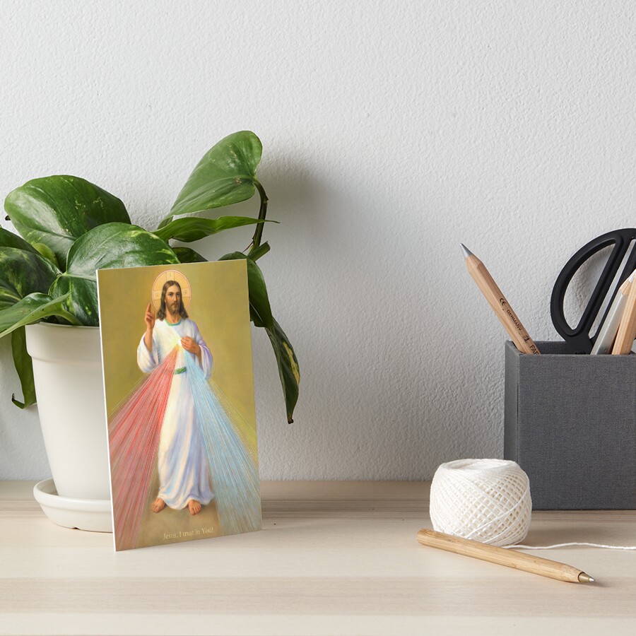 The Divine Mercy Of Jesus Art Board Print