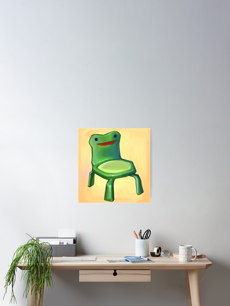 Froggy Chair Poster