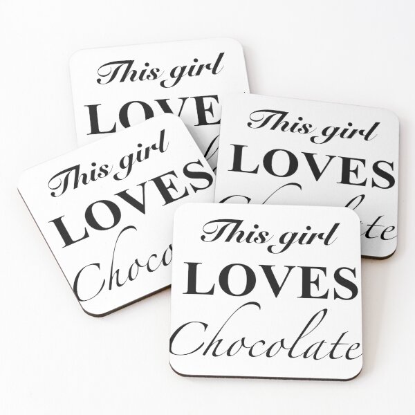 Item preview, This girl loves chocolate  designed and sold by MarleyArt123.