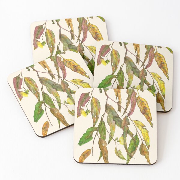 Item preview, Australian Leaves- Beige  designed and sold by Genevieve Cooper.