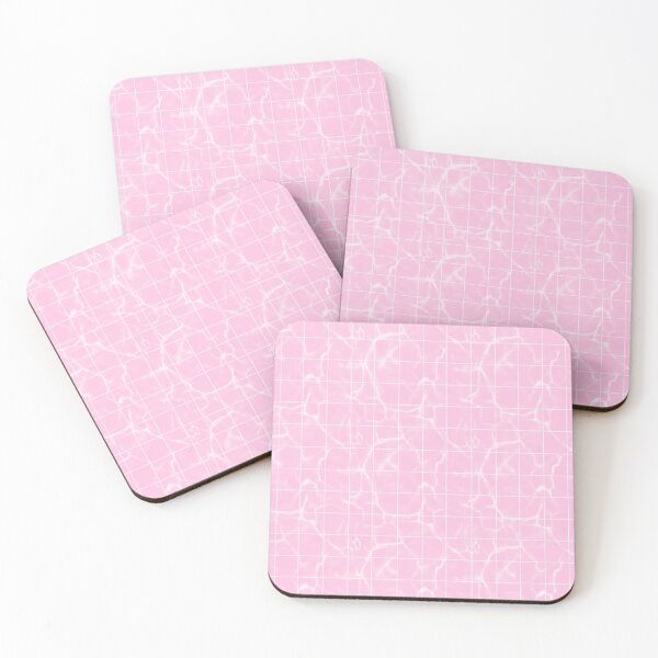 Item preview, Pink grid wave designed and sold by Rossalade.