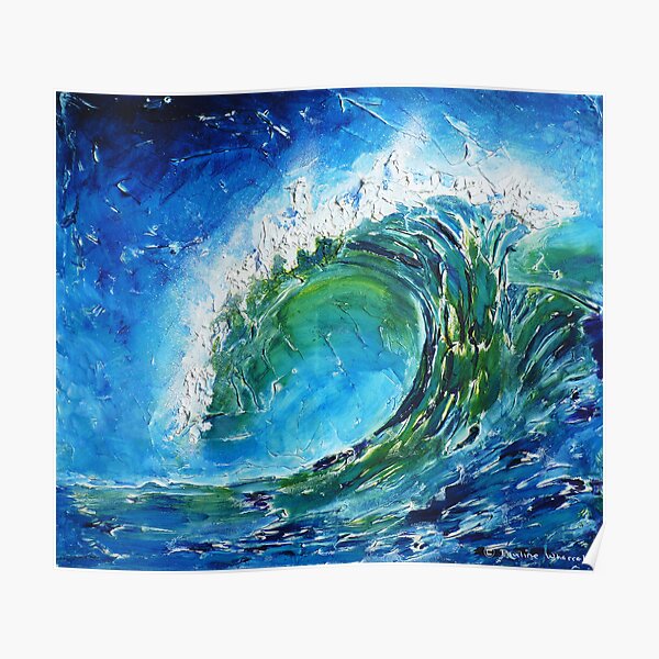 The wave's power Poster