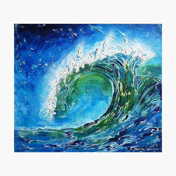 The wave's power Photographic Print