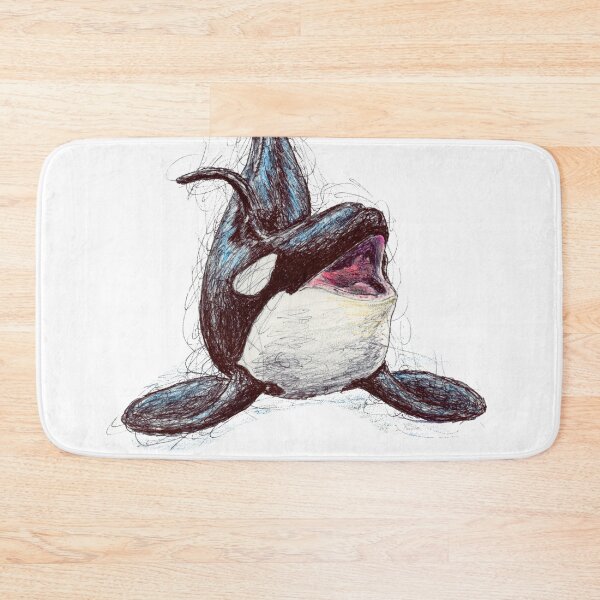 Item preview, Inouk the Killer Whale Scribble Drawing designed and sold by ArtyOrca.