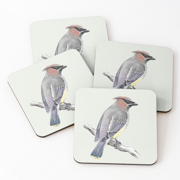 Item preview, Cedar Waxwing designed and sold by elenakballam.