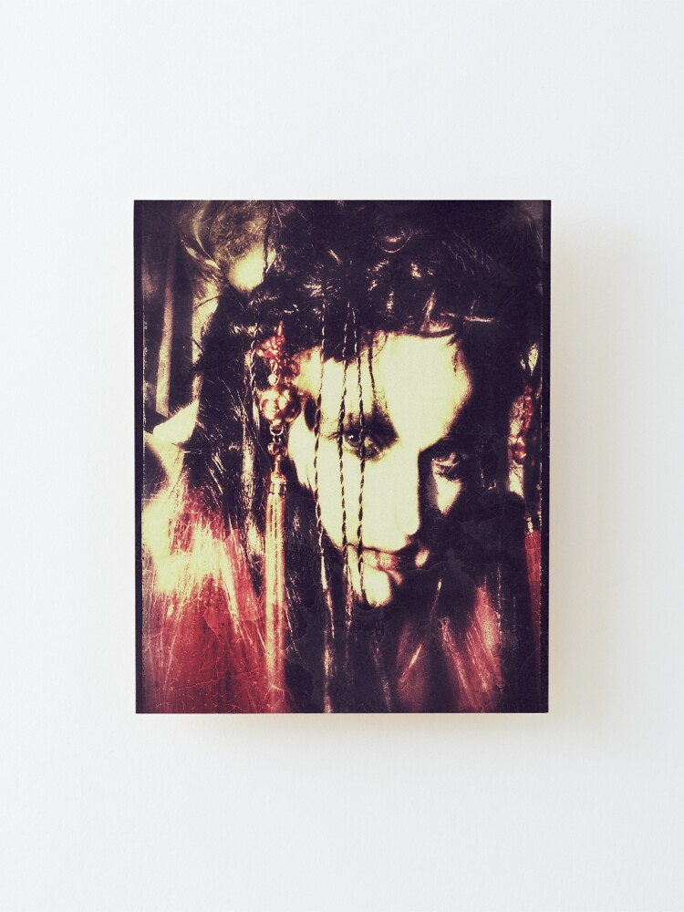 Alternate view of demon lady Mounted Print